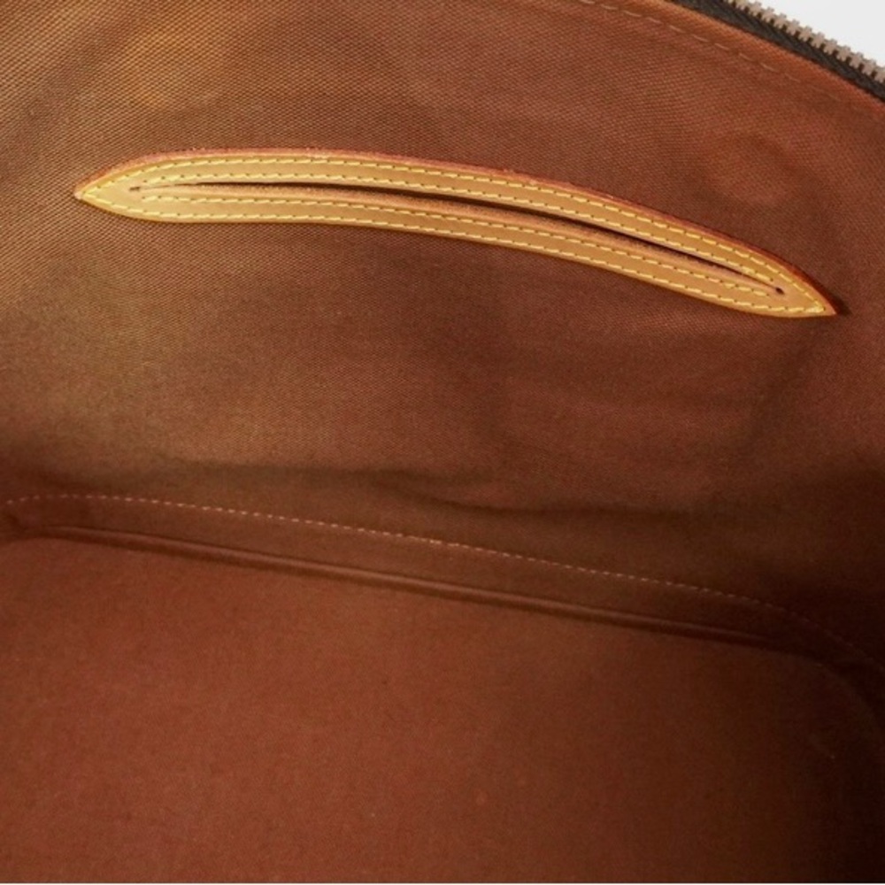 Louis Vuitton Monogram Alma Handbag - Brown & Tan Leather - Picture 7 of 16